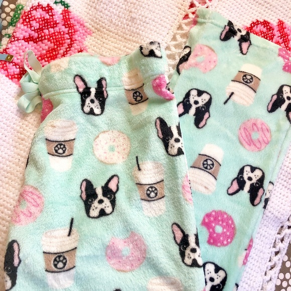 Other - Frenchies & Coffee Cozy PJ Pants NWOT